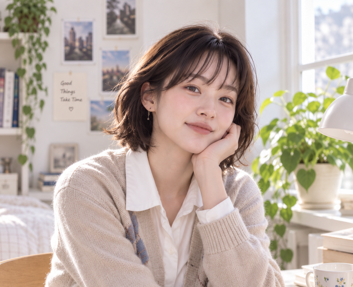 밝고 생기 있는 미소의 제미 프로필