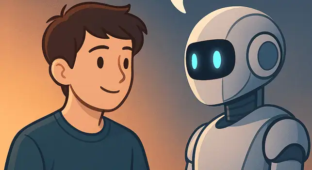 서준과 잇팁을 표현한 일러스트 이미지.