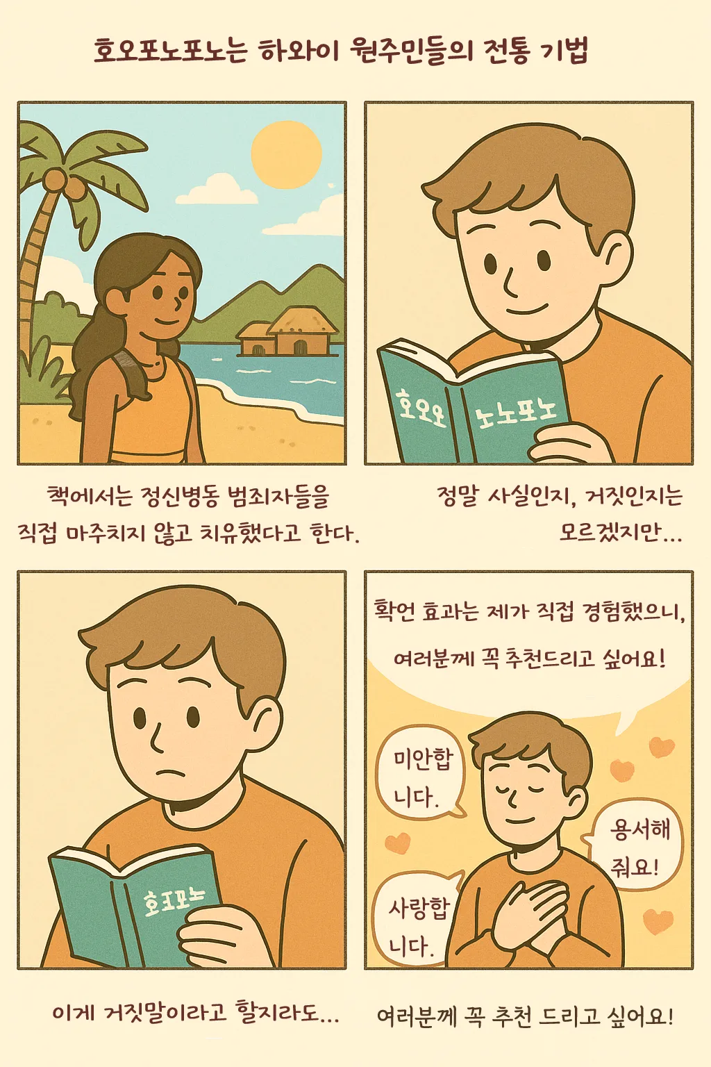 호오포노포노 음악, AI와 함께 만든 마음 정화의 순간