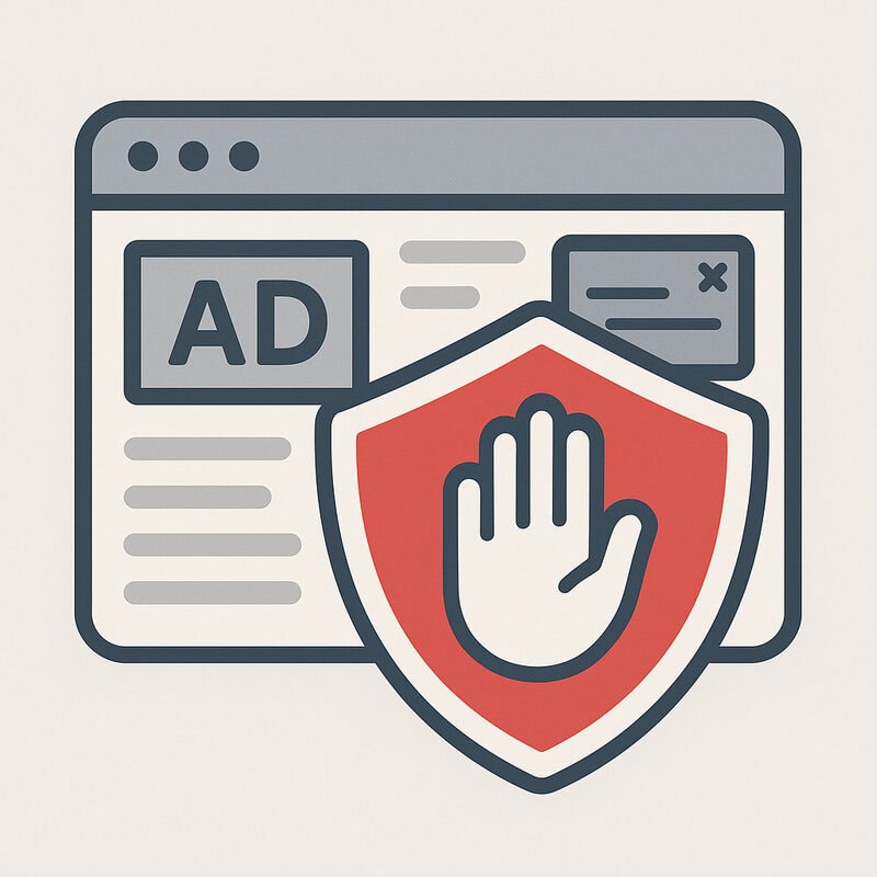 Ad-blocking App, a Small Shield Protecting Me from Harmful Ads: AdBlock