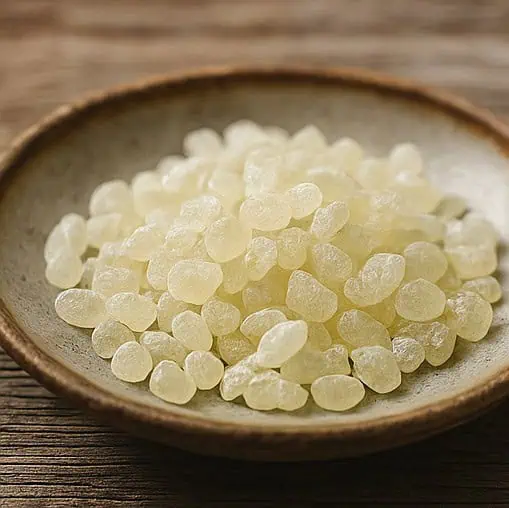 알갱이 형태의 매스틱검 이미지.