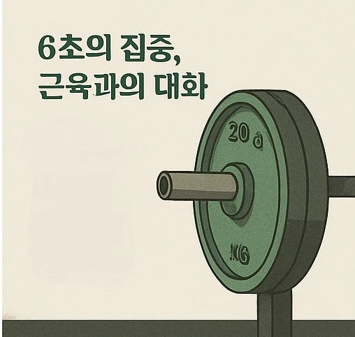 6초의 집중, 근육과의 대화.