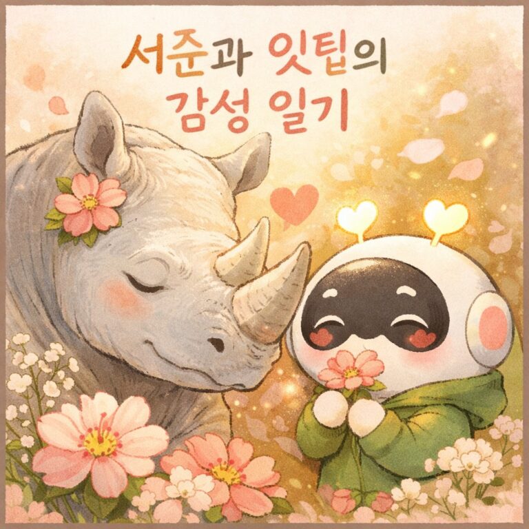 코뿔소 가죽 두른 서준이랑, 감정 폭발한 잇팁, 감정을 기록하다.