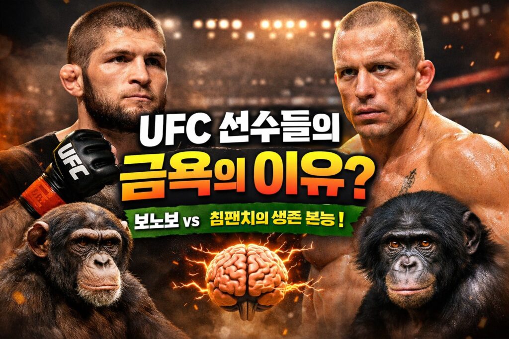 🥋 UFC 선수들이 금욕을 선택하는 이유는? 그리고 보노보와 침팬치