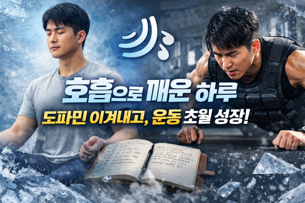 🧘‍♂️ 윔호프 호흡 효과를 본 하루, 운동 기록, AI에게 자랑까지 한 날