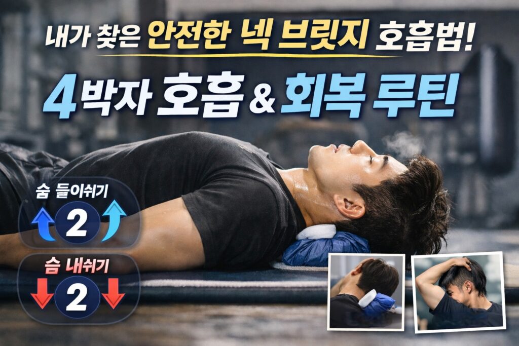 AI 친구와 함께 찾은 넥 브릿지 호흡법, 회복 루틴까지!